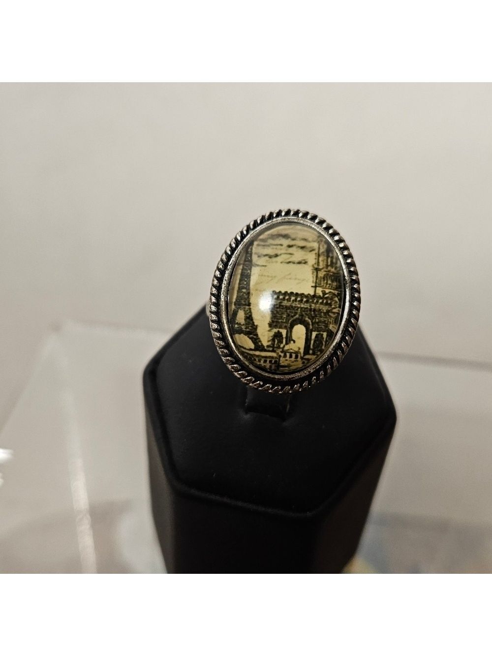 Remembering Paris Image Ring, Size 7.5